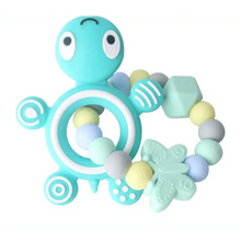 Load image into Gallery viewer, Silicone Baby Teethers Turtle 1PC Food Grade Animal Silicone Tiny Rod Children's Goods Nurse Gift Baby Teether Toys Bite Bites
