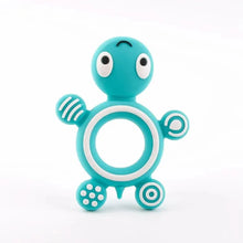 Load image into Gallery viewer, Silicone Baby Teethers Turtle 1PC Food Grade Animal Silicone Tiny Rod Children's Goods Nurse Gift Baby Teether Toys Bite Bites
