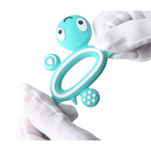 Load image into Gallery viewer, Silicone Baby Teethers Turtle 1PC Food Grade Animal Silicone Tiny Rod Children's Goods Nurse Gift Baby Teether Toys Bite Bites
