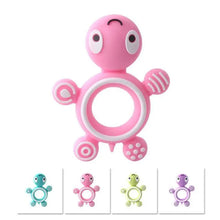 Load image into Gallery viewer, Silicone Baby Teethers Turtle 1PC Food Grade Animal Silicone Tiny Rod Children's Goods Nurse Gift Baby Teether Toys Bite Bites
