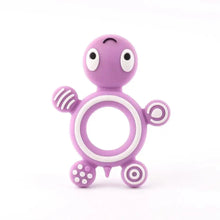 Load image into Gallery viewer, Silicone Baby Teethers Turtle 1PC Food Grade Animal Silicone Tiny Rod Children's Goods Nurse Gift Baby Teether Toys Bite Bites
