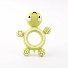 Load image into Gallery viewer, Silicone Baby Teethers Turtle 1PC Food Grade Animal Silicone Tiny Rod Children's Goods Nurse Gift Baby Teether Toys Bite Bites
