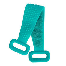 Load image into Gallery viewer, Silicone Back Scrubber Belt for Shower Exfoliating Foaming Body
