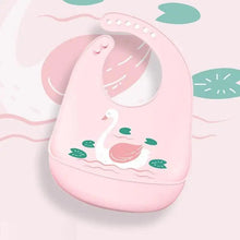 Load image into Gallery viewer, Silicone Bibs For Kids Newborn Baby Feeding Tableware Waterproof  Baby Bibs For Toddler Bib For Kids
