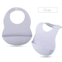 Load image into Gallery viewer, Silicone Bibs For Kids Newborn Baby Feeding Tableware Waterproof  Baby Bibs For Toddler Bib For Kids
