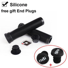 Load image into Gallery viewer, Silicone Bicycle Grips Road Bike Handlebar Grip With Rubber Handle Bar End Plug Bicycle Silicone Foam Grips Memory Foam Technology And Ergonomic Design Anti-Slip Shockproof And Weather Resistant Bicycle Handles
