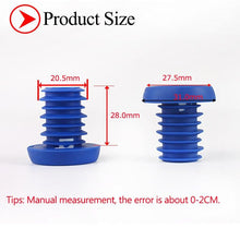 Load image into Gallery viewer, Silicone Bicycle Grips Road Bike Handlebar Grip With Rubber Handle Bar End Plug Bicycle Silicone Foam Grips Memory Foam Technology And Ergonomic Design Anti-Slip Shockproof And Weather Resistant Bicycle Handles
