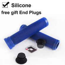 Load image into Gallery viewer, Silicone Bicycle Grips Road Bike Handlebar Grip With Rubber Handle Bar End Plug Bicycle Silicone Foam Grips Memory Foam Technology And Ergonomic Design Anti-Slip Shockproof And Weather Resistant Bicycle Handles
