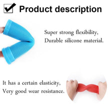 Load image into Gallery viewer, Silicone Bicycle Grips Road Bike Handlebar Grip With Rubber Handle Bar End Plug Bicycle Silicone Foam Grips Memory Foam Technology And Ergonomic Design Anti-Slip Shockproof And Weather Resistant Bicycle Handles
