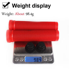 Load image into Gallery viewer, Silicone Bicycle Grips Road Bike Handlebar Grip With Rubber Handle Bar End Plug Bicycle Silicone Foam Grips Memory Foam Technology And Ergonomic Design Anti-Slip Shockproof And Weather Resistant Bicycle Handles
