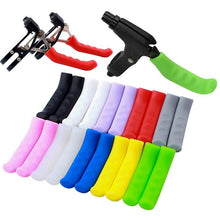Load image into Gallery viewer, Silicone Bicycle Lever Grips Protectors Anti-Skid Bike Brake Lever Handle Bike Silicone Brake Cover Protector Silicone Grips Anti-Slip Waterproof Protector Cycling Accessory
