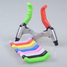 Load image into Gallery viewer, Silicone Bicycle Lever Grips Protectors Anti-Skid Bike Brake Lever Handle Bike Silicone Brake Cover Protector Silicone Grips Anti-Slip Waterproof Protector Cycling Accessory
