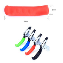 Load image into Gallery viewer, Silicone Bike Bicycle Grips Sponge Handlebar Soft Ultralight Grips Brake Grips Silicone Glove Handle Soft Sponge Non-Slip Bicycle Handle With End Holding Shock Resistance Absorbent Comfortable Design
