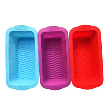 Load image into Gallery viewer, Silicone Cake Mold Baking Accessories Rectangular Bread Mold Toast Pan Cake Moulds Home Kitchen Tools Silicone Bread Loaf Pan Non-Stick Silicone Baking Mold For Homemade Baking Cakes Breads
