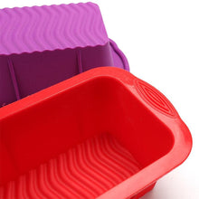 Load image into Gallery viewer, Silicone Cake Mold Baking Accessories Rectangular Bread Mold Toast Pan Cake Moulds Home Kitchen Tools Silicone Bread Loaf Pan Non-Stick Silicone Baking Mold For Homemade Baking Cakes Breads
