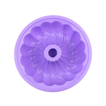 Load image into Gallery viewer, Silicone Cake Mold Large Cake Pan Food Grade Silicone Mold Non-stick Round For Jelly Gelatin Birthday Party Bread Top-Level Silicone Cake Mold Fluted Tube Cake Pan For Jelly
