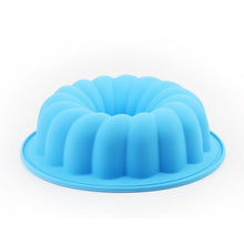Load image into Gallery viewer, Silicone Cake Mold Large Cake Pan Food Grade Silicone Mold Non-stick Round For Jelly Gelatin Birthday Party Bread Top-Level Silicone Cake Mold Fluted Tube Cake Pan For Jelly
