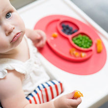 Load image into Gallery viewer, Silicone Feeding Placemat and 3-Section Plate
