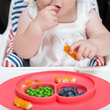 Load image into Gallery viewer, Silicone Feeding Placemat and 3-Section Plate
