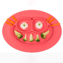 Load image into Gallery viewer, Silicone Feeding Placemat and 3-Section Plate
