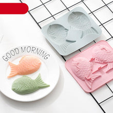 Load image into Gallery viewer, Silicone Fish Shape Cake Mould Fondant Mold Chocolate Cupcake Soap Molds Candy Craft Cookie Kitchen Accessories Fish Pattern Silicone Baking Mould Chocolate Mold Dessert Mold Nonstick Jelly Pudding Cake Mold Ice Cube For Home Kitchen
