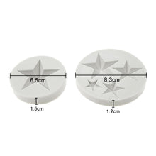 Load image into Gallery viewer, Silicone Five-pointed Star Silicone Molds Fondant Cakes Chocolate Dessert Lace Decor Tools Pastry Baking Tools Star Silicone Fondant Mold Chocolate Mold For Candy Mold Cupcake Topper Cake Crafting Projects
