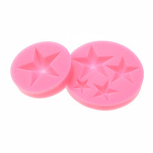 Load image into Gallery viewer, Silicone Five-pointed Star Silicone Molds Fondant Cakes Chocolate Dessert Lace Decor Tools Pastry Baking Tools Star Silicone Fondant Mold Chocolate Mold For Candy Mold Cupcake Topper Cake Crafting Projects
