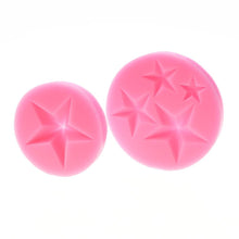 Load image into Gallery viewer, Silicone Five-pointed Star Silicone Molds Fondant Cakes Chocolate Dessert Lace Decor Tools Pastry Baking Tools Star Silicone Fondant Mold Chocolate Mold For Candy Mold Cupcake Topper Cake Crafting Projects

