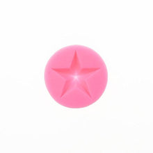 Load image into Gallery viewer, Silicone Five-pointed Star Silicone Molds Fondant Cakes Chocolate Dessert Lace Decor Tools Pastry Baking Tools Star Silicone Fondant Mold Chocolate Mold For Candy Mold Cupcake Topper Cake Crafting Projects
