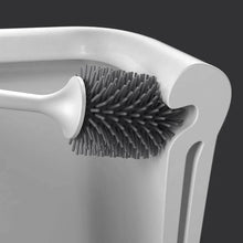 Load image into Gallery viewer, Silicone Head Toilet Brush Quick Draining Clean Tool
