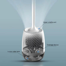 Load image into Gallery viewer, Silicone Head Toilet Brush Quick Draining Clean Tool

