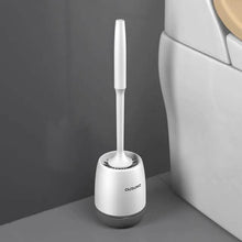 Load image into Gallery viewer, Silicone Head Toilet Brush Quick Draining Clean Tool
