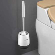 Load image into Gallery viewer, Silicone Head Toilet Brush Quick Draining Clean Tool
