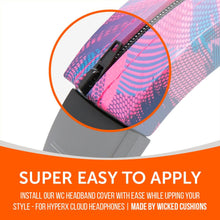Load image into Gallery viewer, Silicone Headband Cover for HyperX Cloud Series Headphones - WC BandZ Cloud
