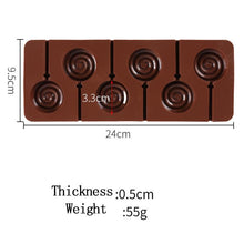 Load image into Gallery viewer, Silicone Lollipop Molds Chocolate And Candy Molds Cake Mold Variety Shapes Cake Pastry Decorating Form Silicone Bakeware Silicone Lollipop Mold Shape Of Swirl Heart Bunny Star Butterfly Little Bear Flower Sucker Molds Chocolate Hard Candy Molds
