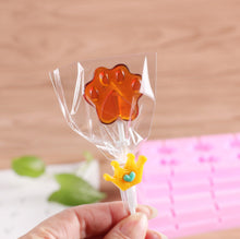 Load image into Gallery viewer, Silicone Lollipop Molds Chocolate And Candy Molds Cake Mold Variety Shapes Cake Pastry Decorating Form Silicone Bakeware Silicone Lollipop Mold Shape Of Swirl Heart Bunny Star Butterfly Little Bear Flower Sucker Molds Chocolate Hard Candy Molds
