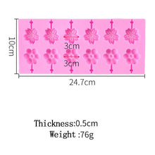 Load image into Gallery viewer, Silicone Lollipop Molds Chocolate And Candy Molds Cake Mold Variety Shapes Cake Pastry Decorating Form Silicone Bakeware Silicone Lollipop Mold Shape Of Swirl Heart Bunny Star Butterfly Little Bear Flower Sucker Molds Chocolate Hard Candy Molds
