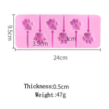 Load image into Gallery viewer, Silicone Lollipop Molds Chocolate And Candy Molds Cake Mold Variety Shapes Cake Pastry Decorating Form Silicone Bakeware Silicone Lollipop Mold Shape Of Swirl Heart Bunny Star Butterfly Little Bear Flower Sucker Molds Chocolate Hard Candy Molds

