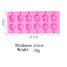 Load image into Gallery viewer, Silicone Lollipop Molds Chocolate And Candy Molds Cake Mold Variety Shapes Cake Pastry Decorating Form Silicone Bakeware Silicone Lollipop Mold Shape Of Swirl Heart Bunny Star Butterfly Little Bear Flower Sucker Molds Chocolate Hard Candy Molds

