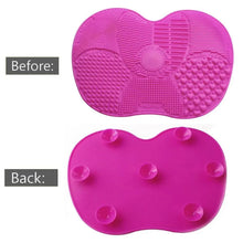 Load image into Gallery viewer, Silicone Makeup Brush Cleaning Pad -  Portable Makeup Cleaning Washing Tool Scrubber
