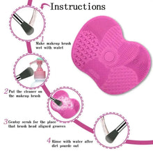 Load image into Gallery viewer, Silicone Makeup Brush Cleaning Pad -  Portable Makeup Cleaning Washing Tool Scrubber
