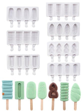 Load image into Gallery viewer, Silicone Mold Baking Pan Ice Cream Molds For Cake Popsicle Chocolate Pastry And Bakery Kitchen Tools Accessories 4 Cavities Homemade Cake Pop Mold Cake Pop Maker Ice Pop Mold
