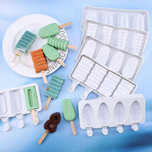 Load image into Gallery viewer, Silicone Mold Baking Pan Ice Cream Molds For Cake Popsicle Chocolate Pastry And Bakery Kitchen Tools Accessories 4 Cavities Homemade Cake Pop Mold Cake Pop Maker Ice Pop Mold
