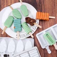 Load image into Gallery viewer, Silicone Mold Baking Pan Ice Cream Molds For Cake Popsicle Chocolate Pastry And Bakery Kitchen Tools Accessories 4 Cavities Homemade Cake Pop Mold Cake Pop Maker Ice Pop Mold
