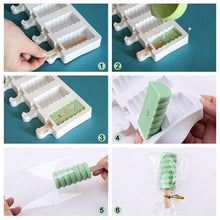 Load image into Gallery viewer, Silicone Mold Baking Pan Ice Cream Molds For Cake Popsicle Chocolate Pastry And Bakery Kitchen Tools Accessories 4 Cavities Homemade Cake Pop Mold Cake Pop Maker Ice Pop Mold
