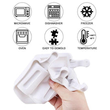 Load image into Gallery viewer, Silicone Mold Baking Pan Ice Cream Molds For Cake Popsicle Chocolate Pastry And Bakery Kitchen Tools Accessories 4 Cavities Homemade Cake Pop Mold Cake Pop Maker Ice Pop Mold
