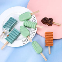 Load image into Gallery viewer, Silicone Mold Baking Pan Ice Cream Molds For Cake Popsicle Chocolate Pastry And Bakery Kitchen Tools Accessories 4 Cavities Homemade Cake Pop Mold Cake Pop Maker Ice Pop Mold
