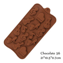 Load image into Gallery viewer, Silicone Mold Chocolate Baking Musical Instruments Notes Non-stick For Chocolate Candy Reusable Cake Decoration Resin Tools Musical Instruments Musical Note Cake Silicone Mold
