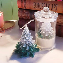 Load image into Gallery viewer, Silicone Mould Christmas Tree Shaped Cake Mold Decoration Tools Candle Mold Baking Tool Home Decoration For Christmas Party 3D Tree Shaped Candle Silicone Mold 4Pcs Different Xmas Pine Molds
