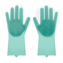 Load image into Gallery viewer, Silicone Scrubber Bristly Gloves
